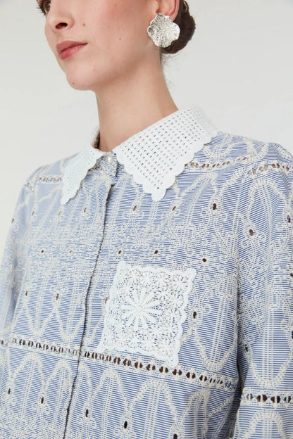Jovonna Rena Blue Blouse