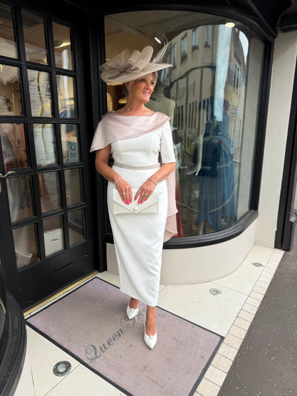 Anoola D480 Spec Ivory + Sand Dress