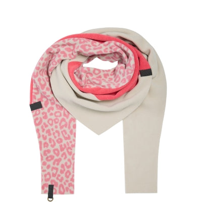 Henriette Steffensen 898 Sunset/Kit/Pink Leo Triangle Scarf