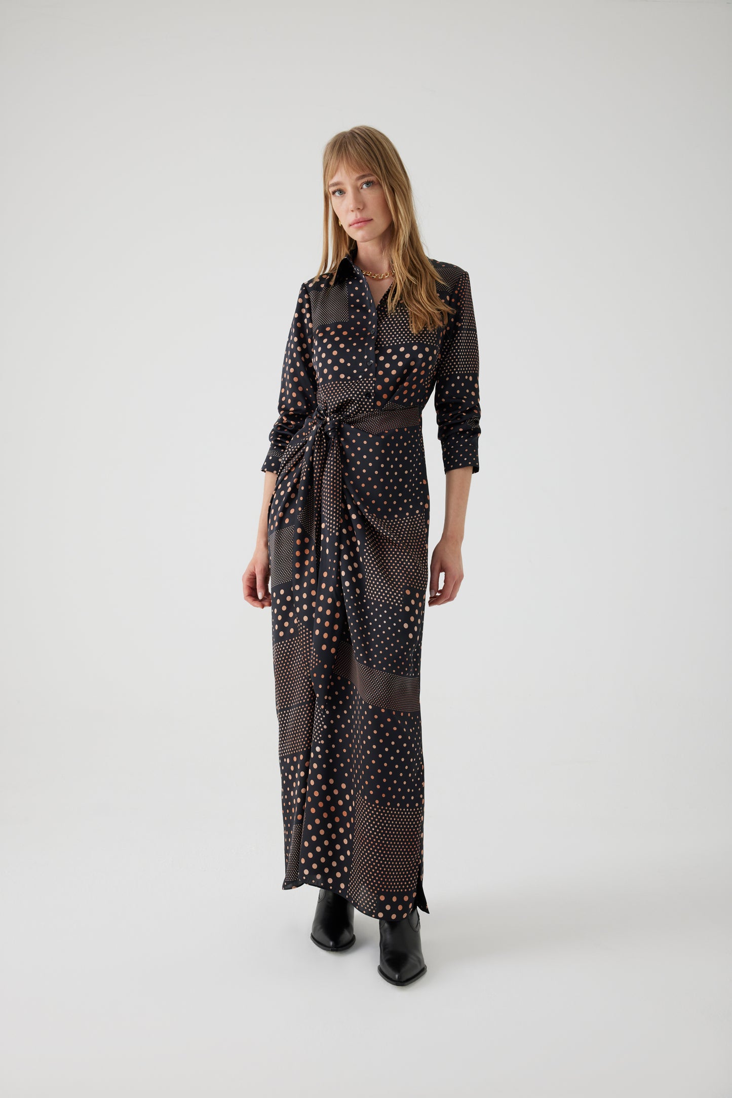 Exquise Annis Dot Print Dress Style 4118022