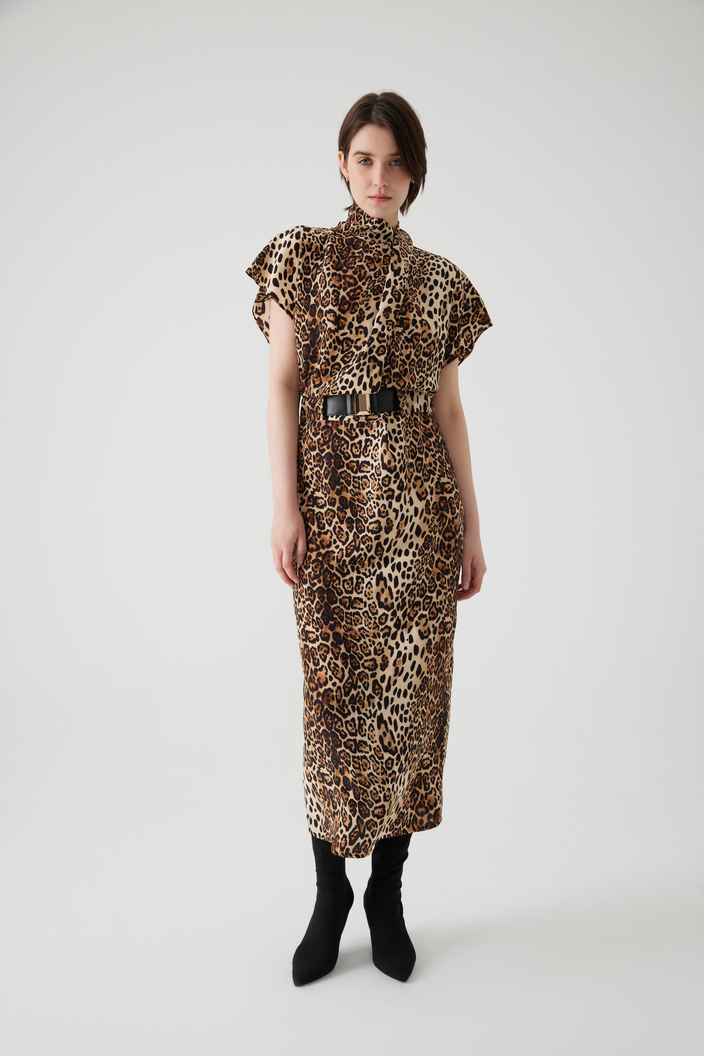 Exquise Alda Leopard Print Dress 4118025