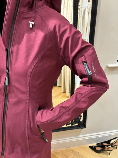 Ilse Jacobsen Rain 37 Maroon Waterproof Coat