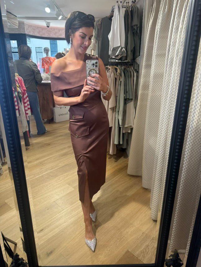 Kameya 40714 Brown Dress