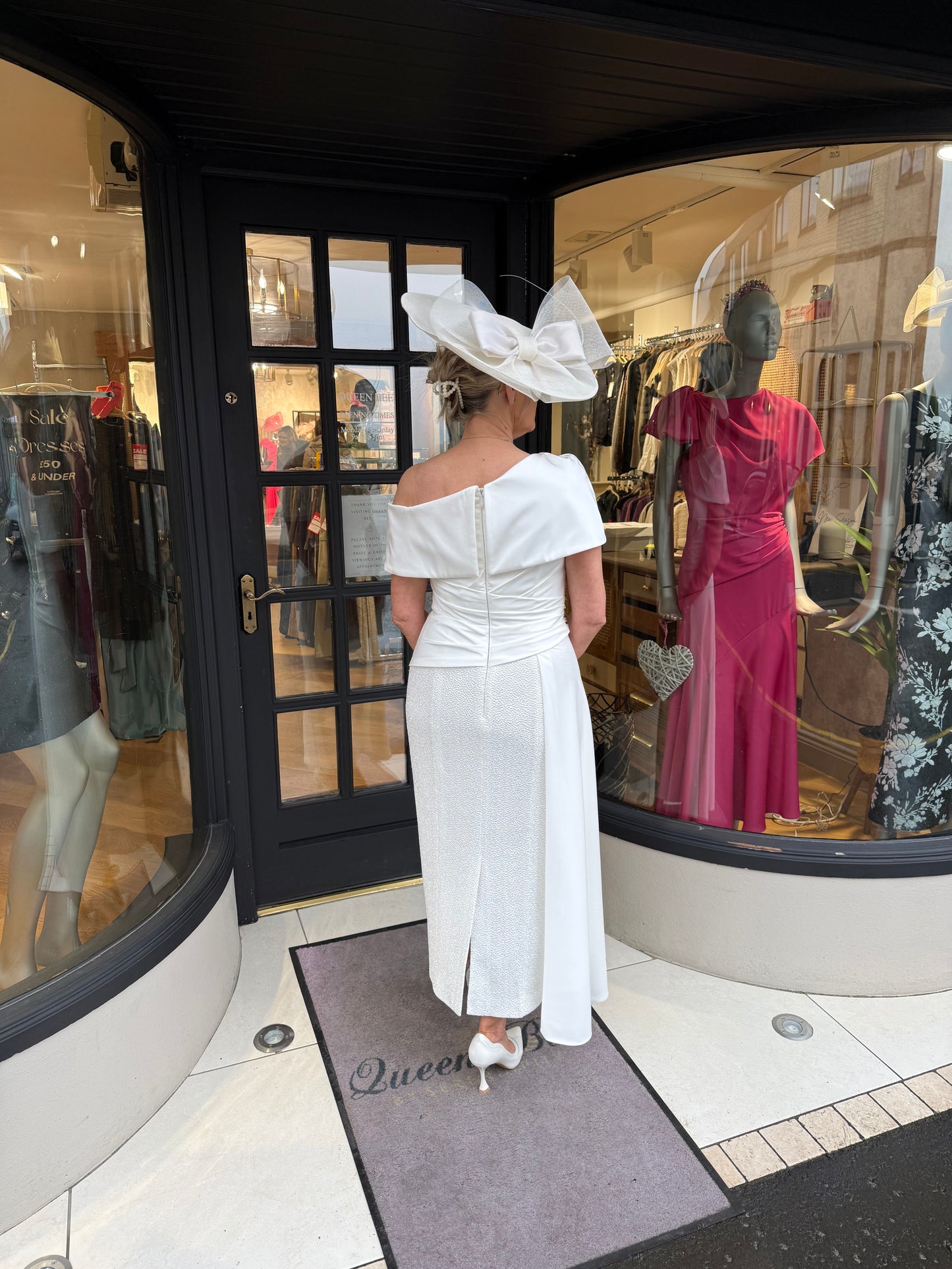 John Charles 29350A Ivory Dress