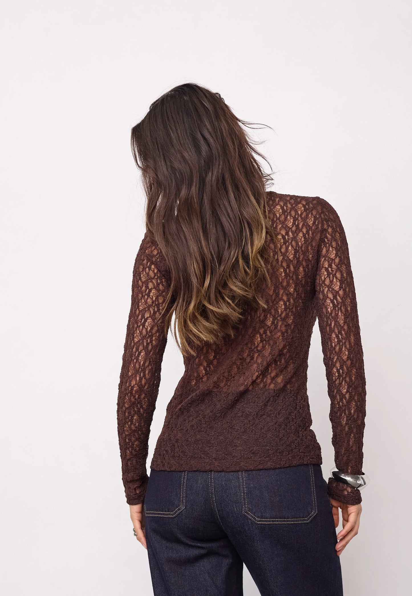 Co'Couture Barna Dark Brown Blouse