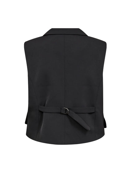 Co' Couture Alini Black Wrap Waiscoat