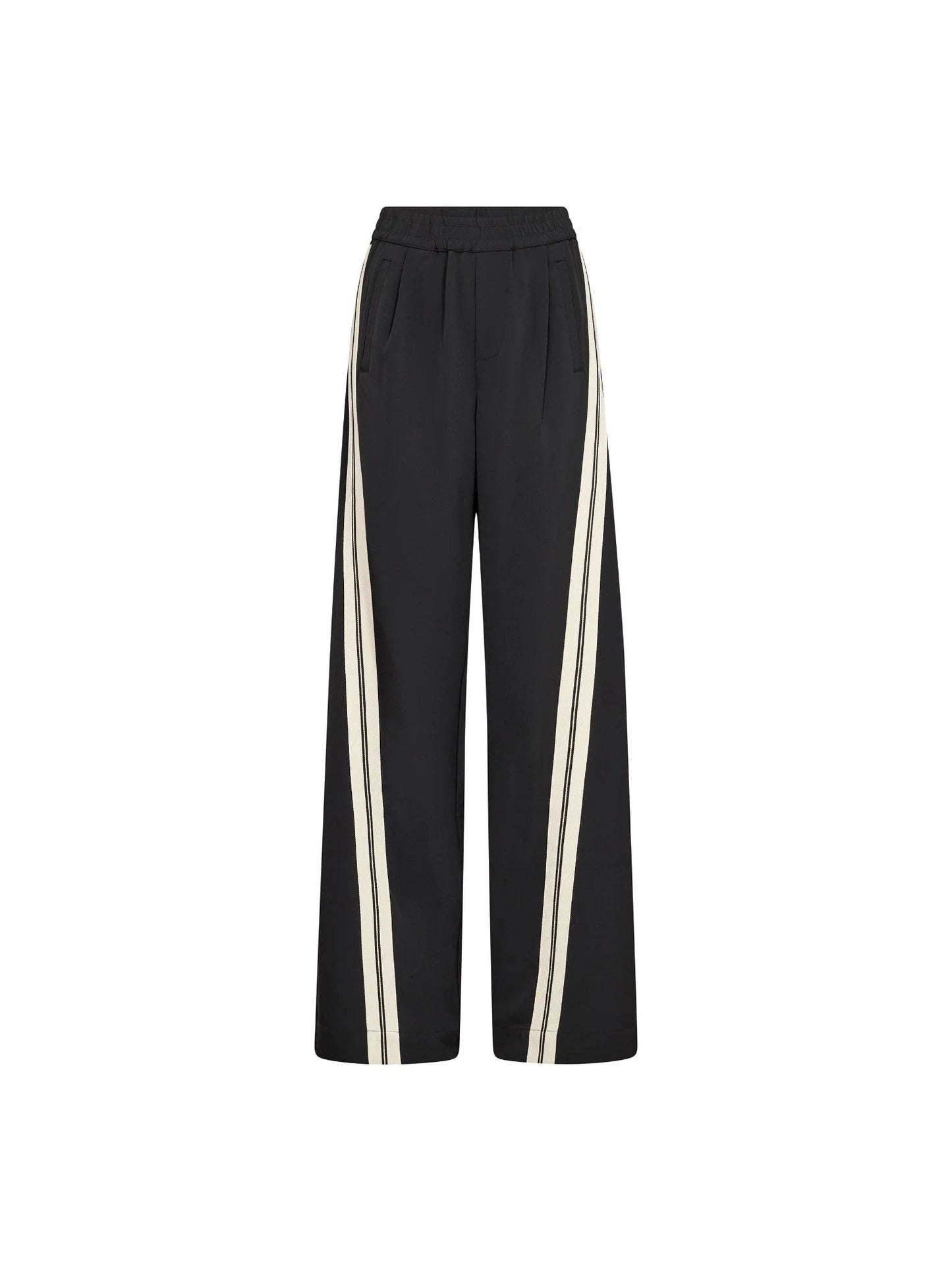 Co'Couture Alini Black Double Panel Trousers