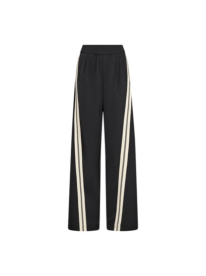Co'Couture Alini Black Double Panel Trousers