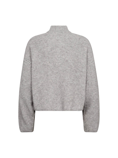 Co' Couture Grey String Knit Jumper