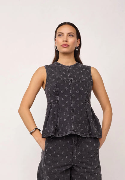 Co'Couture Derri Denim Grey Co - Ord