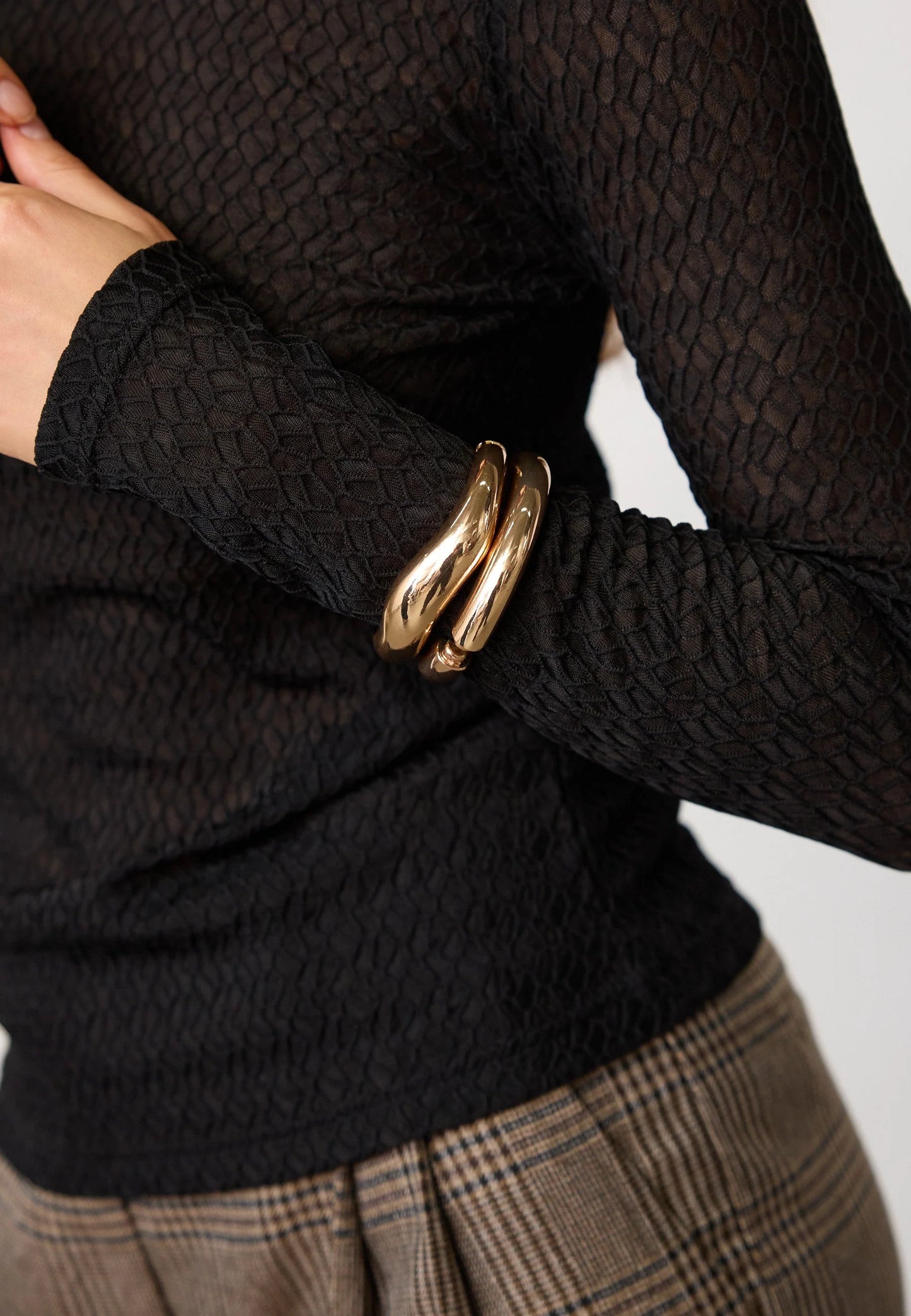 Co' Couture Svala Black Blouse