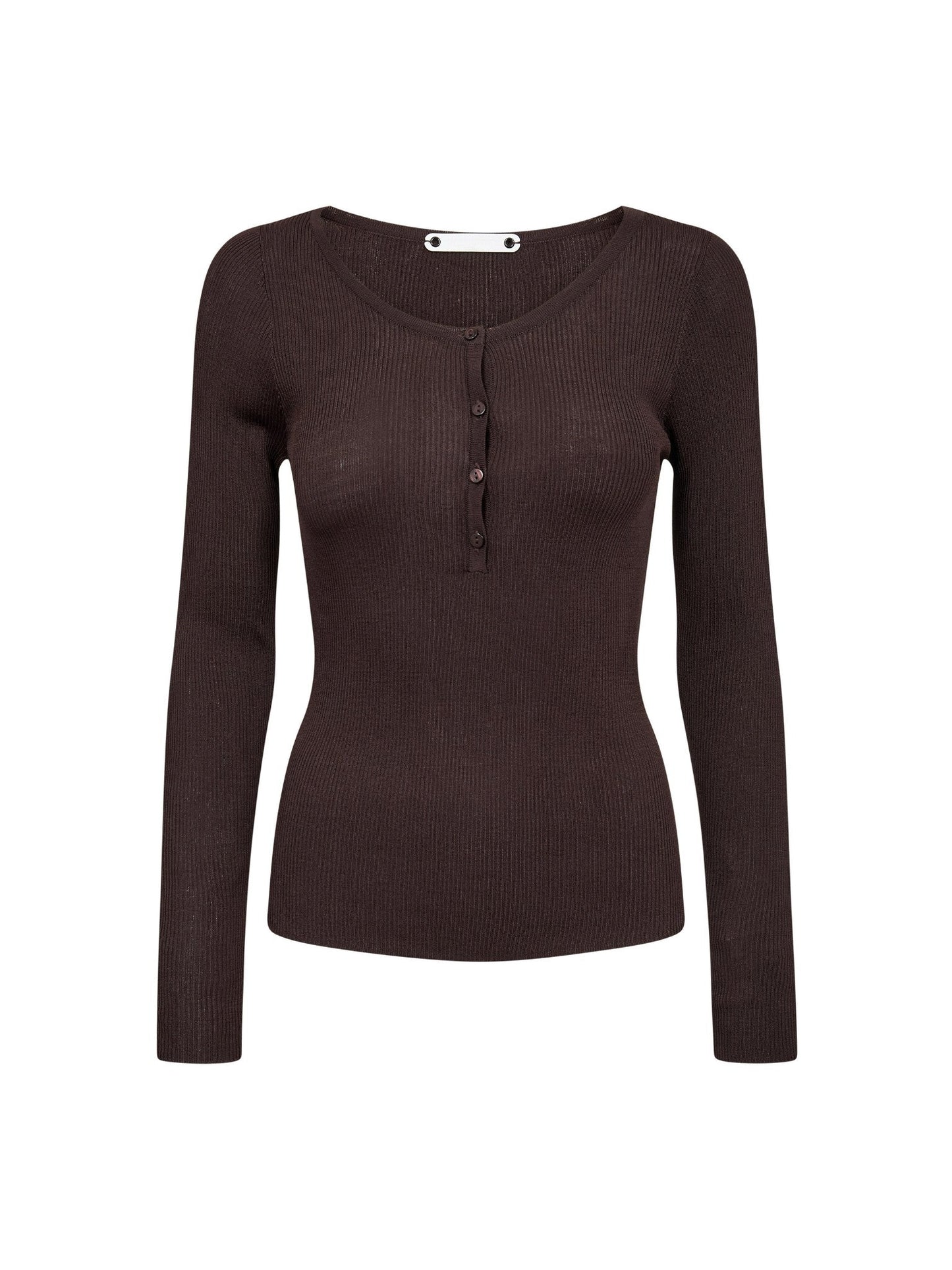 Co'Couture Claire Dark Brown Blouse