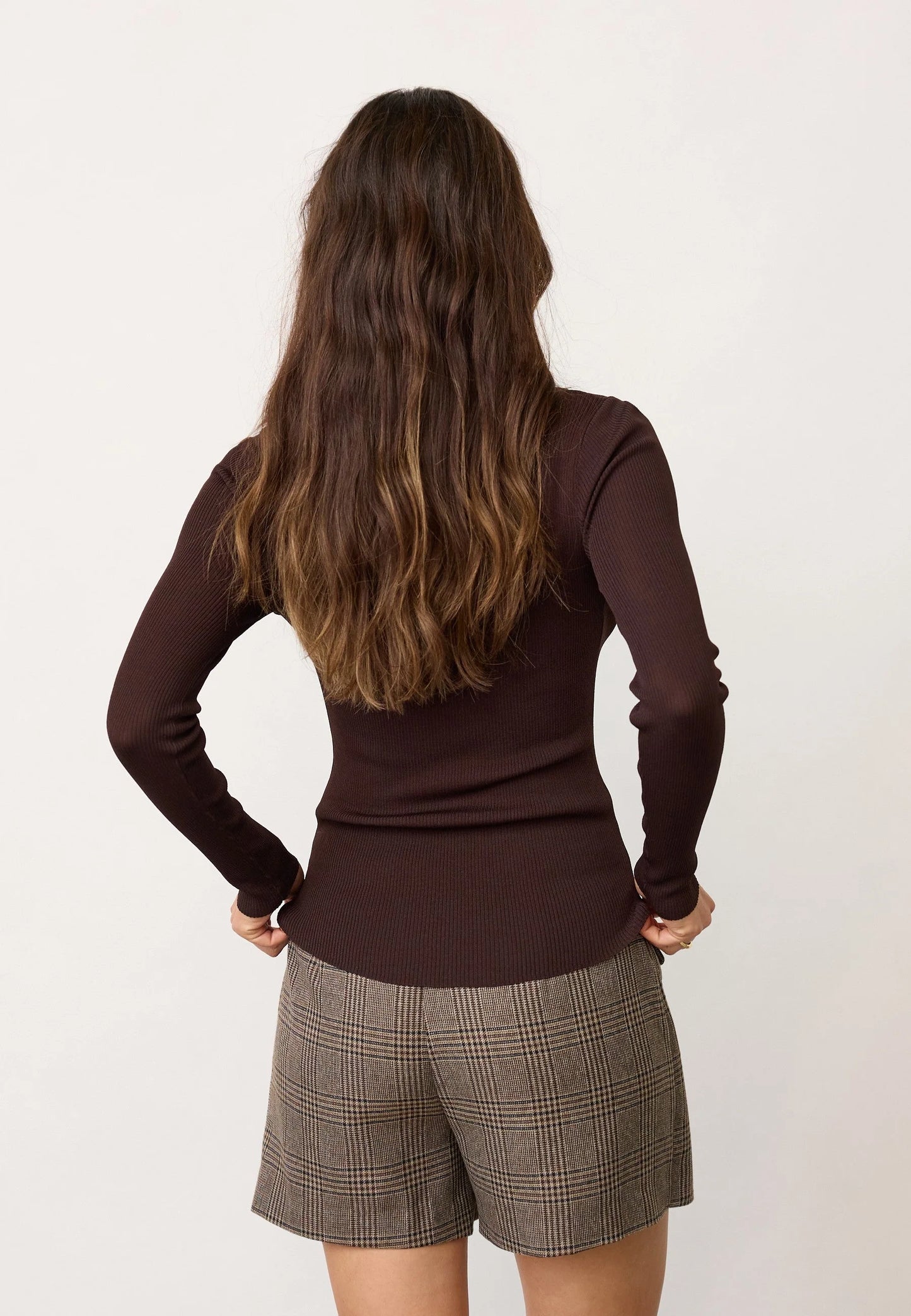 Co'Couture Claire Dark Brown Blouse