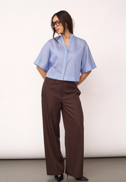 Co' Couture Anica Blue Shirt