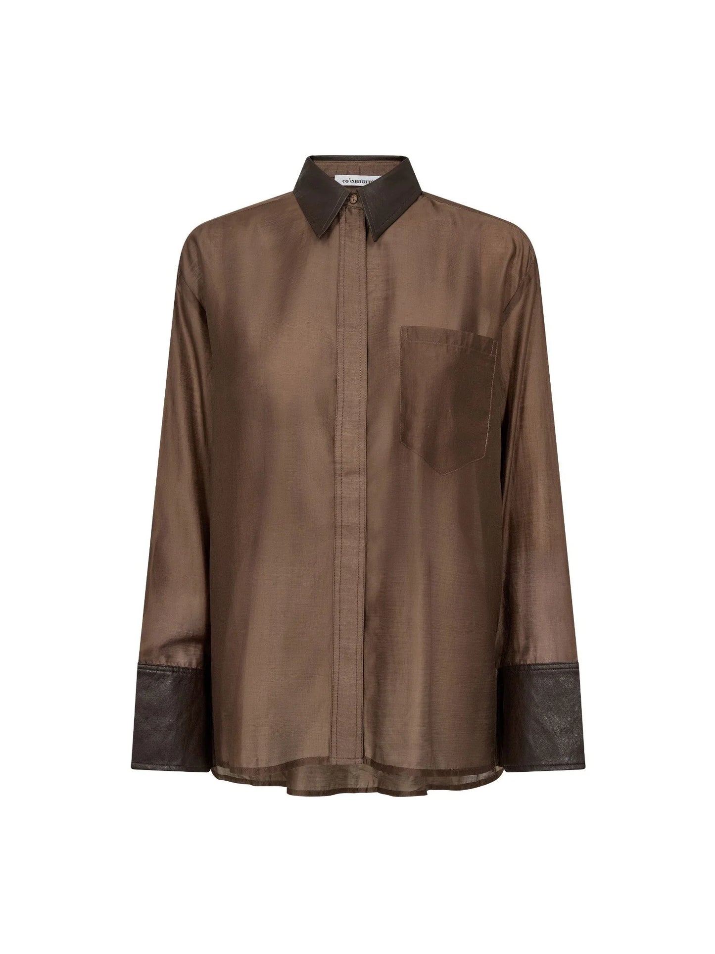 Co' Couture Kawa Dark Brown Shirt