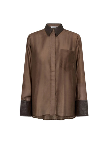 Co' Couture Kawa Dark Brown Shirt
