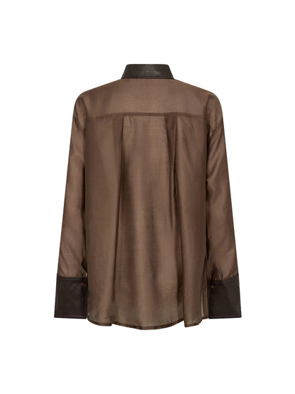 Co' Couture Kawa Dark Brown Shirt