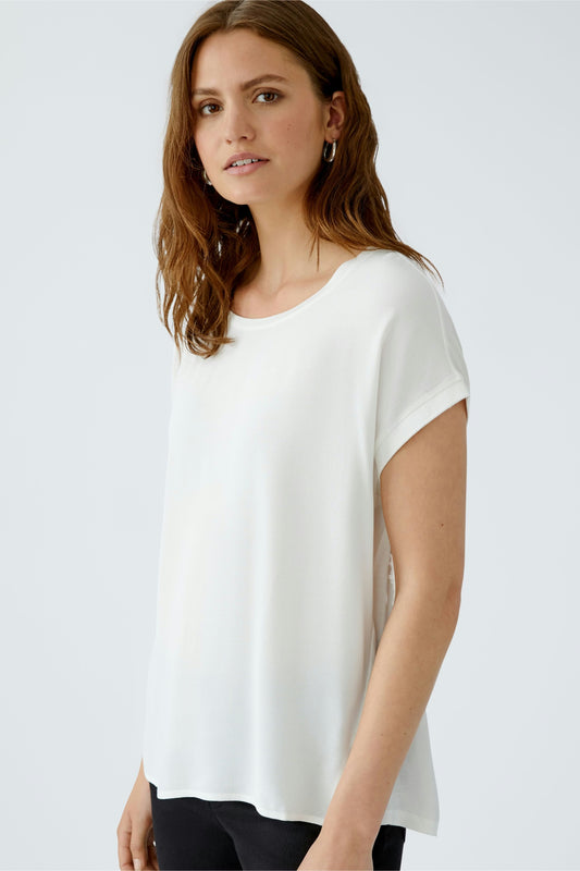 Oui T Shirt Cloud Dancer Short Sleeve