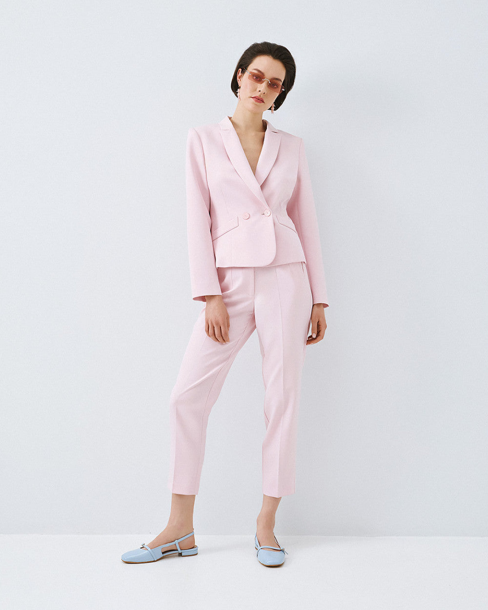 ACCESS 1061 Pink Blazer and Trouser Co- Ord