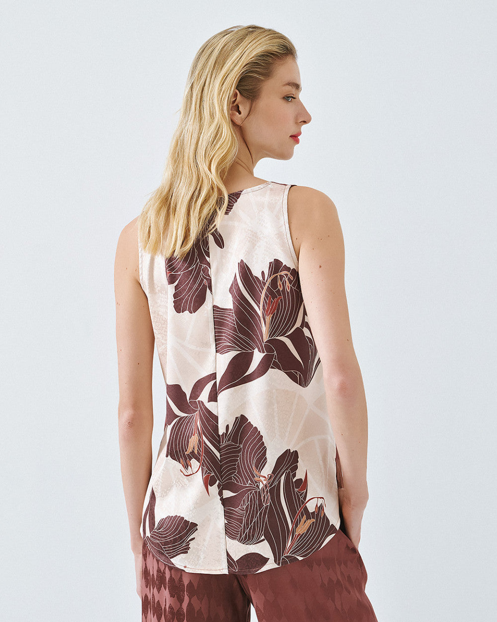 ACCESS 2132 Choco Top and Trouser Co - Ord