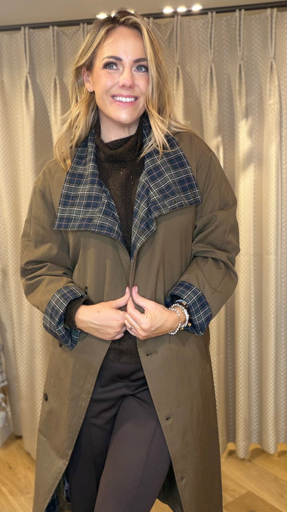 Molly Bracken PF113EH Brown Trench Coat