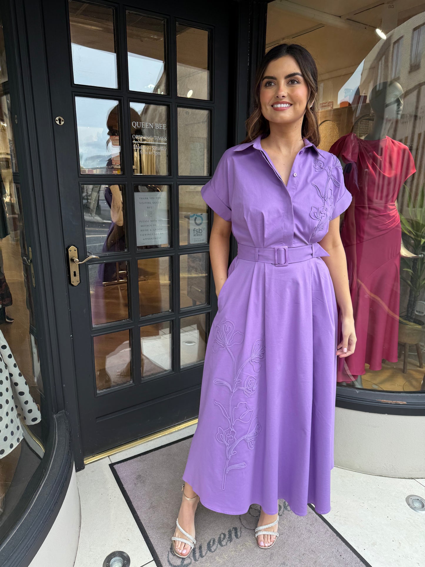 Exquise Kelsie Lilac Dress