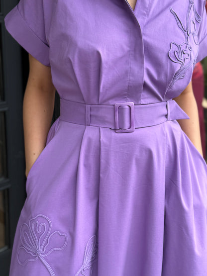Exquise Kelsie Lilac Dress