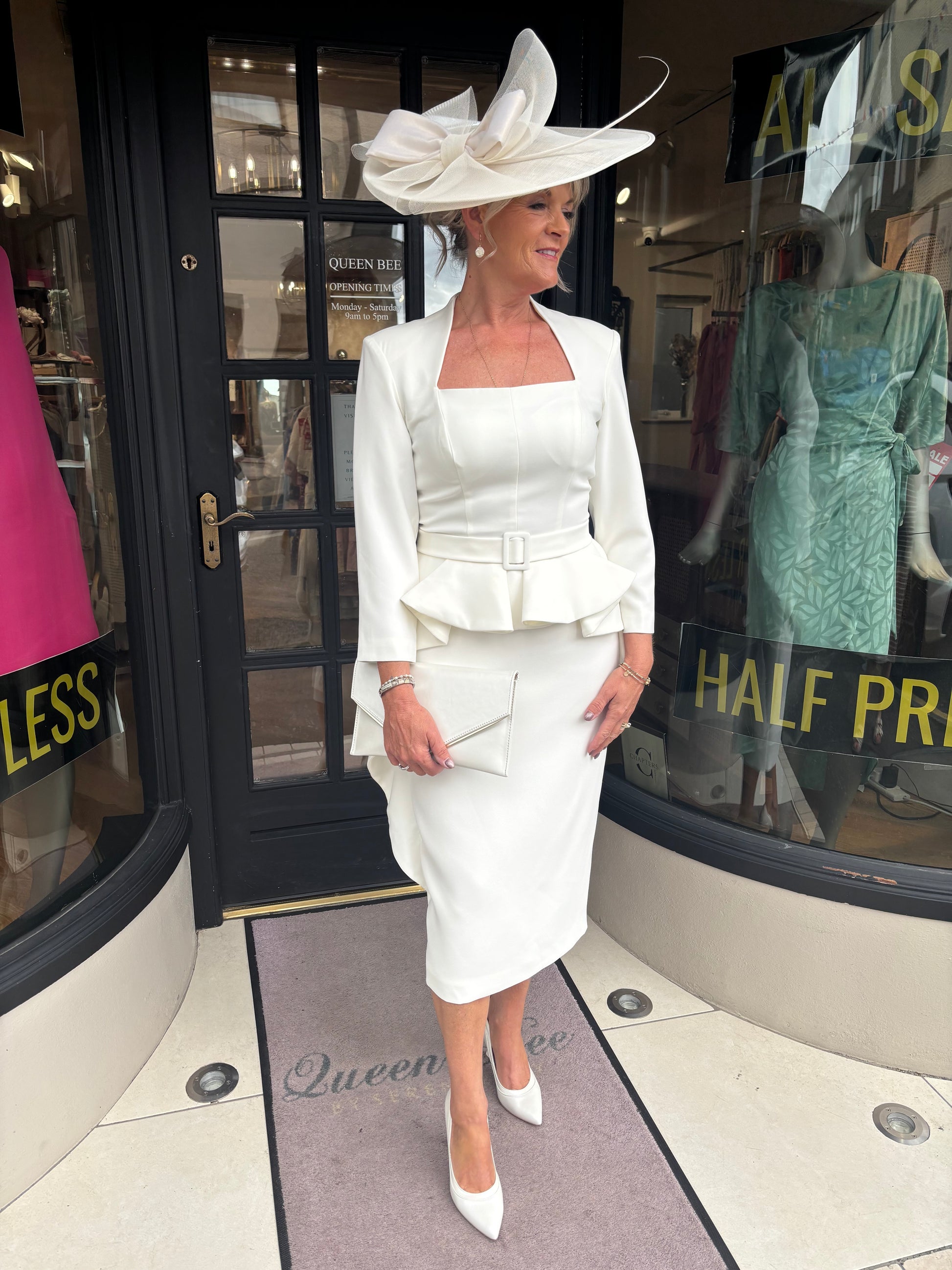 Veni Infantino Ivory Mother of Bride Dress