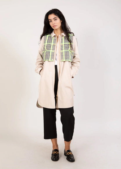 Coster Creme Coat With Vest