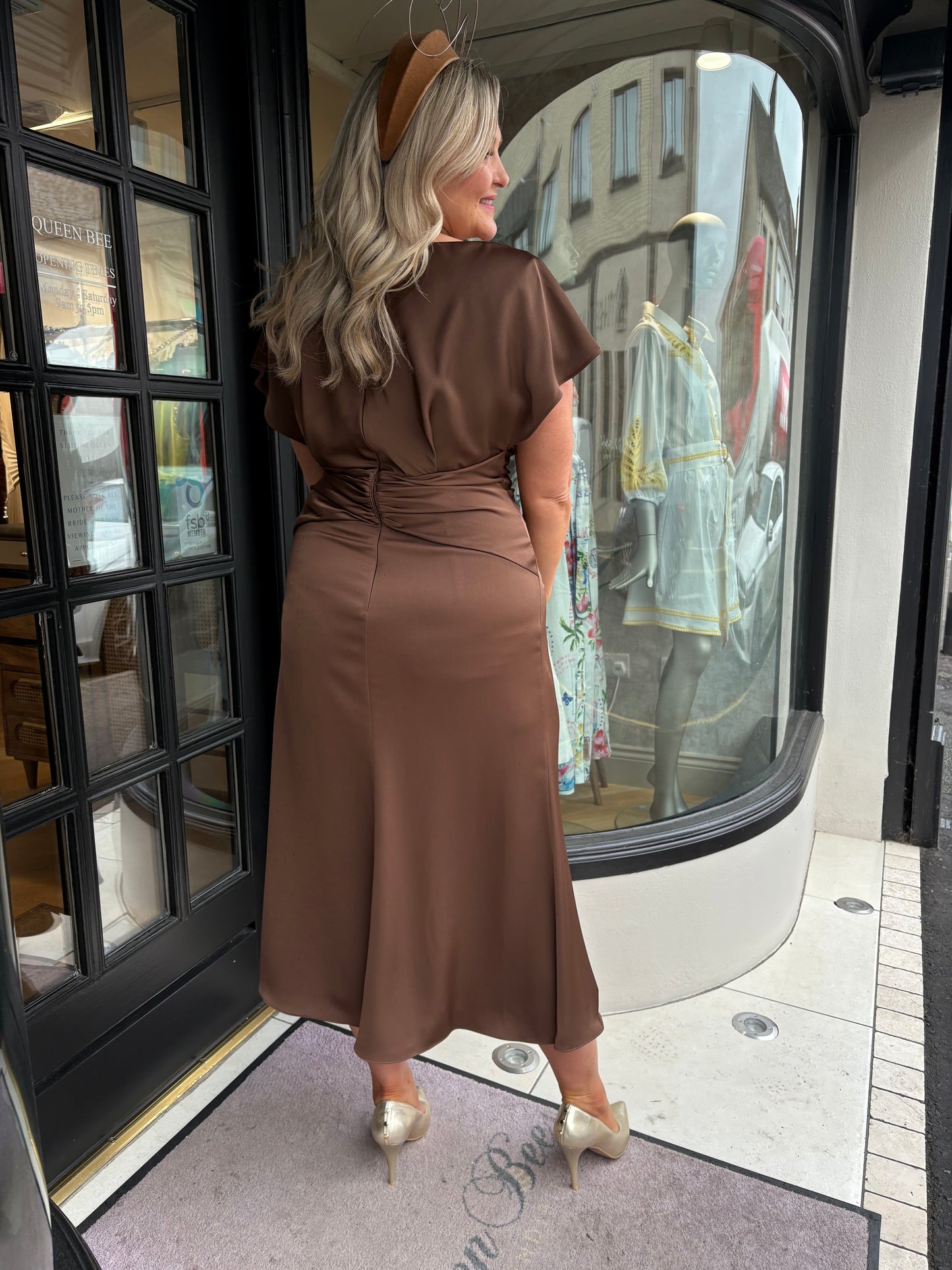 Maisonel ME3188MSV Brown Dress