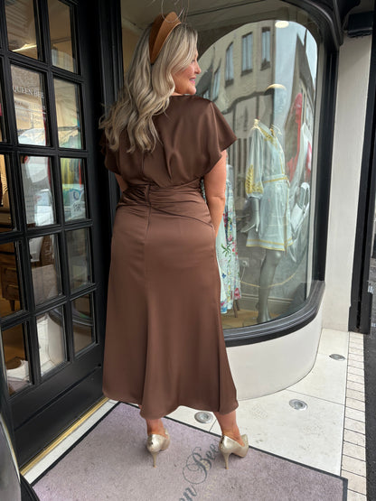 Maisonel ME3188MSV Brown Dress