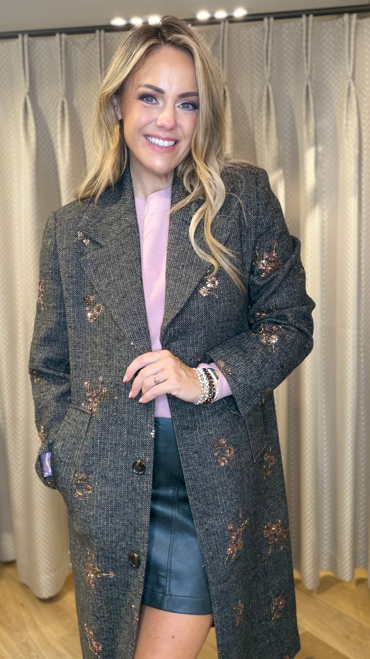 Coster 264-6411 Sequins Coat