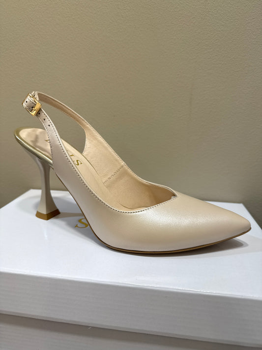Emis Beige Sling Back