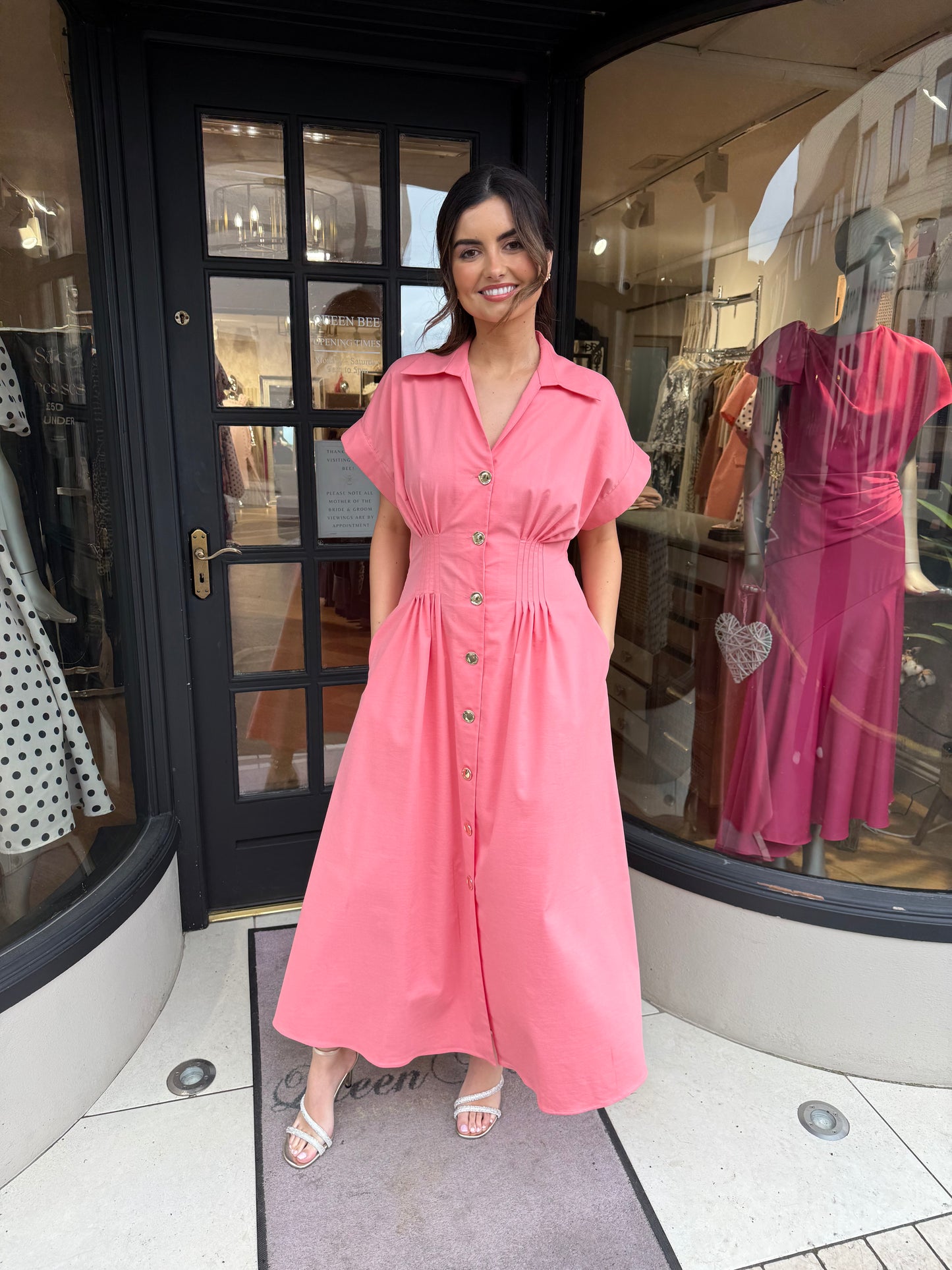 Exquise Pink Reilly Dress