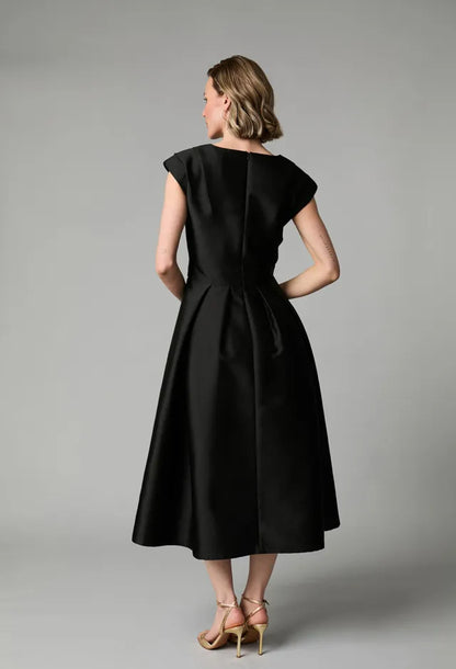 Fee G 887B/142 Black Grace Pleated Dress