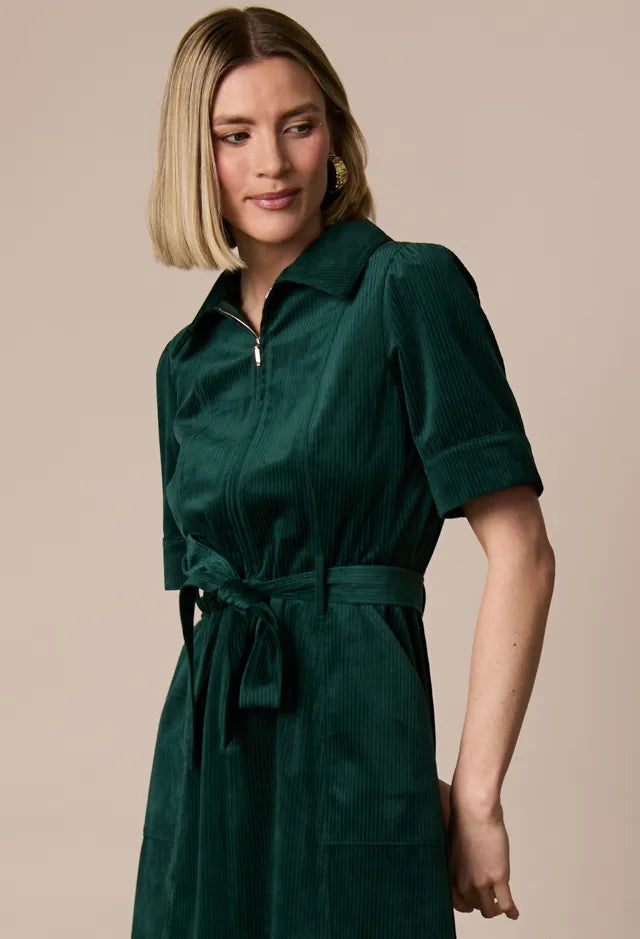 Fee G 891Y/152 Roxanne Green Cord Dress