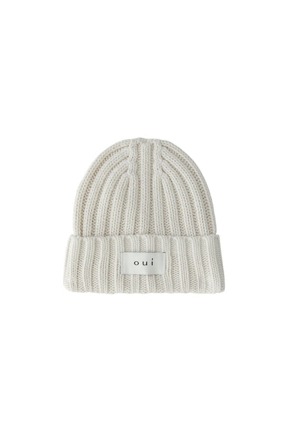Oui 0089767 Off White Beanie