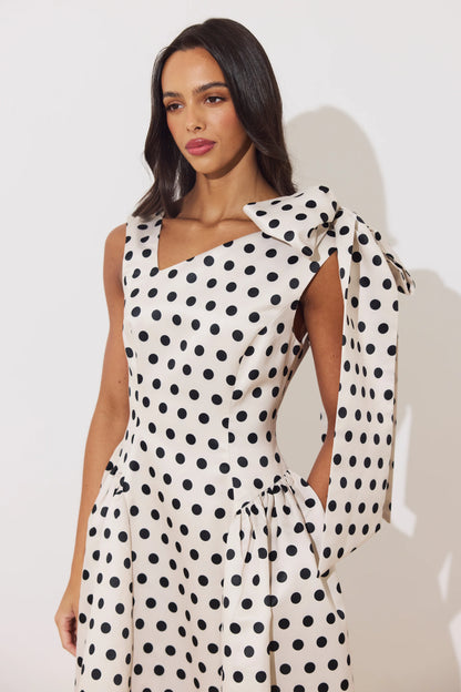 8th Sign Beatrice Polka Dot Dress
