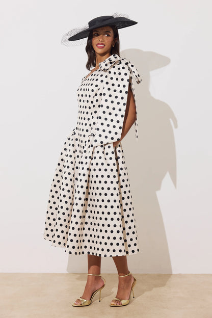 8th Sign Beatrice Polka Dot Dress