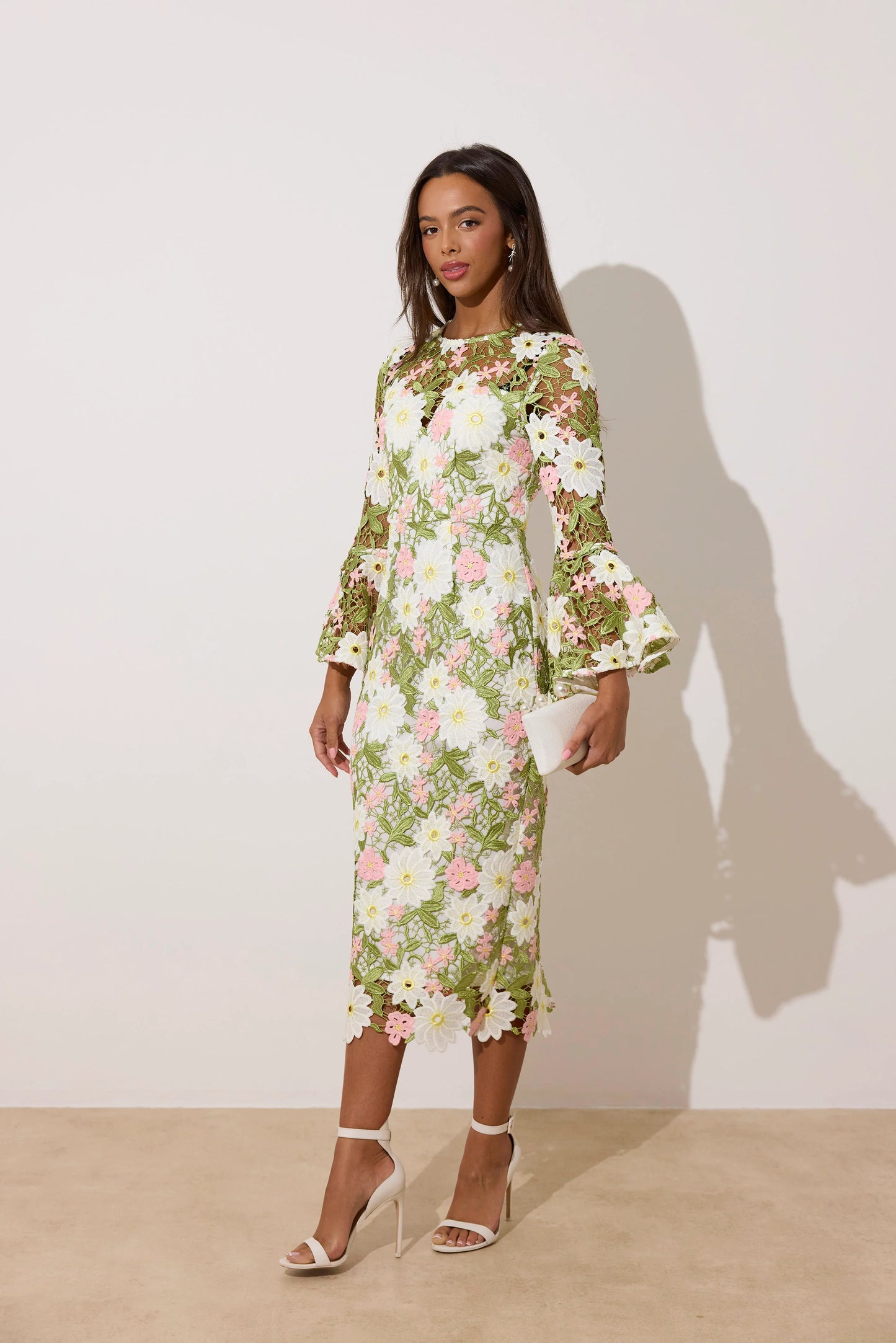 The 8th Sign 8SS605 Rosaline Midi Dress