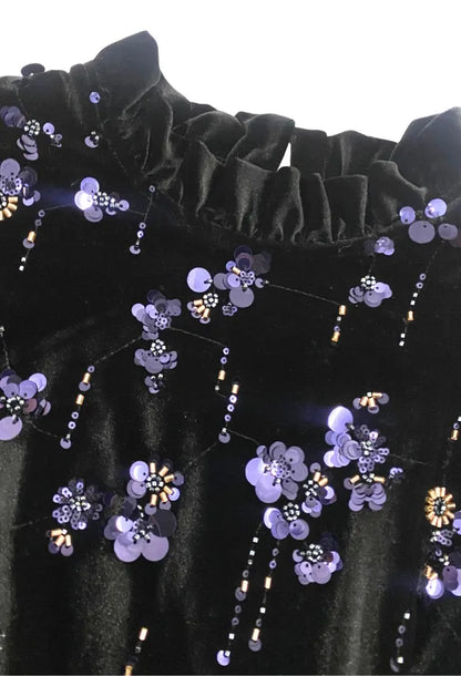 Fee G 920G/161 Fia Black Velvet Dress
