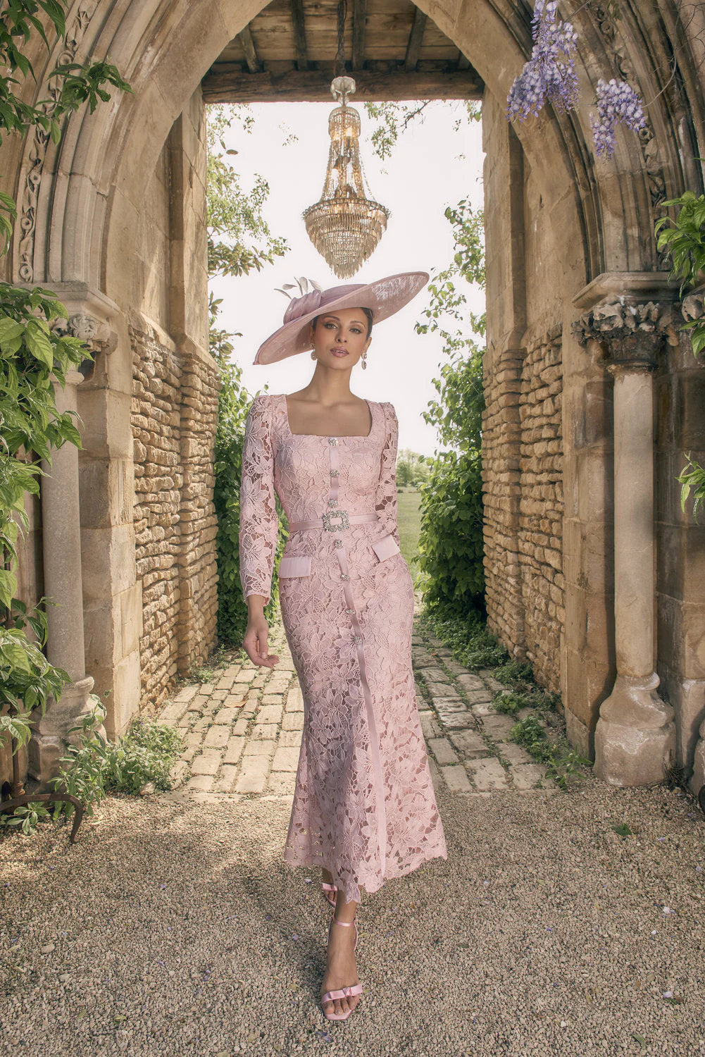 Veni Infantino Mother of the Bride Rose Blossom Dress 992703B