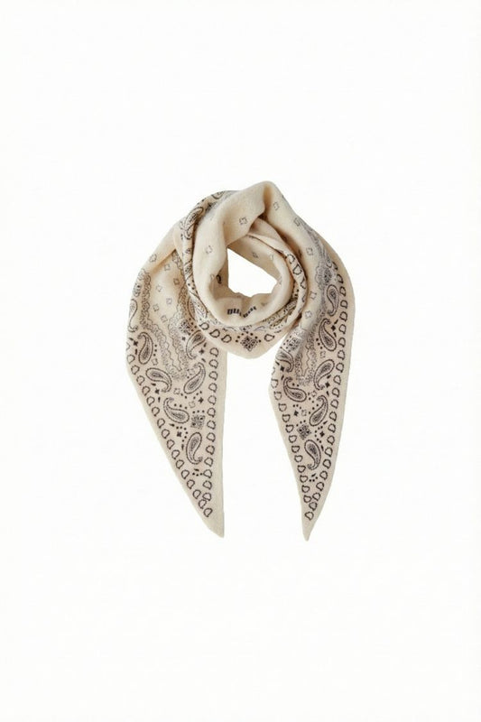 Oui 0099876 OffWhite Triangle Scarf
