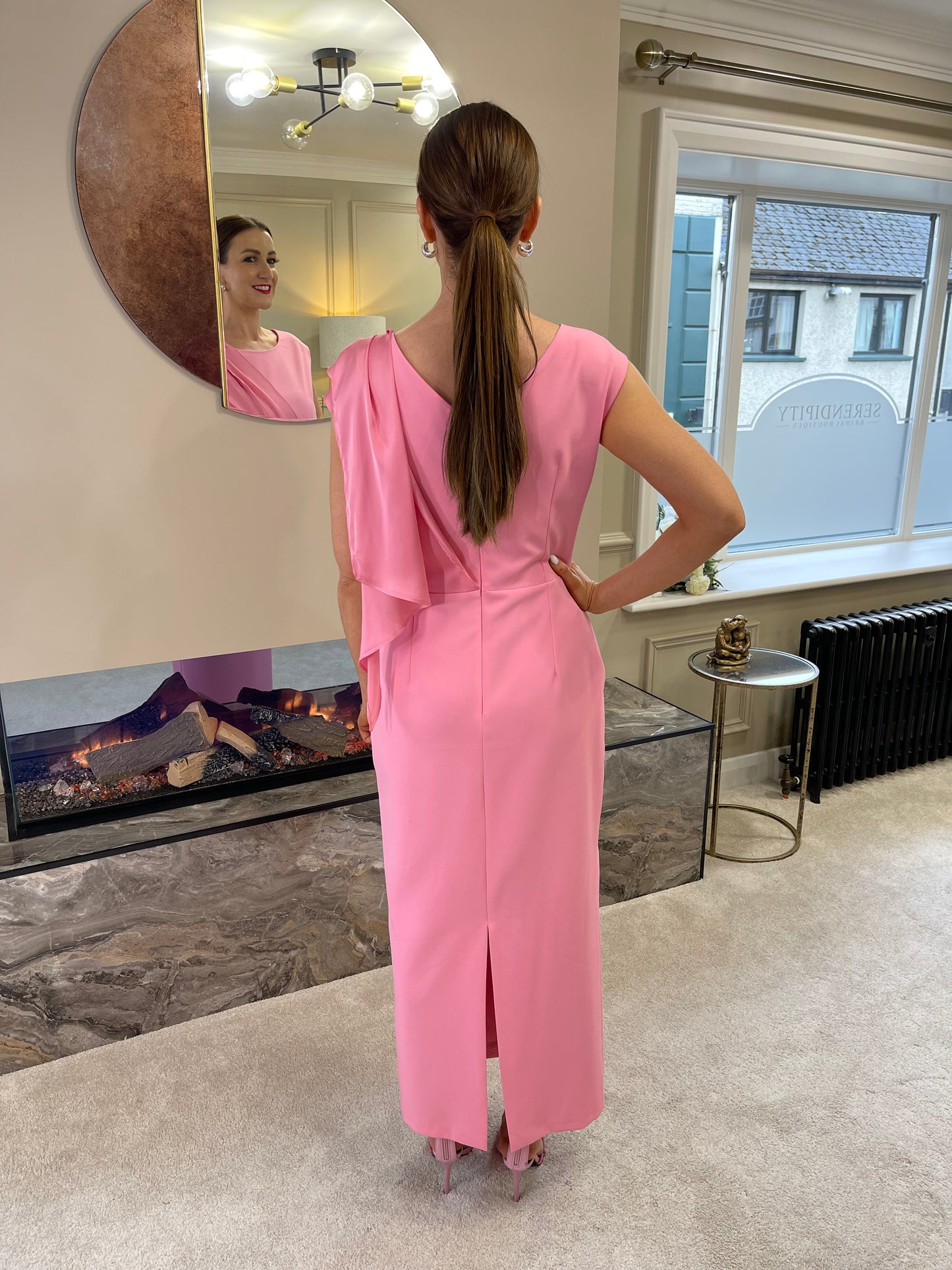 Caroline Kilkenny Pink Stephany Dress