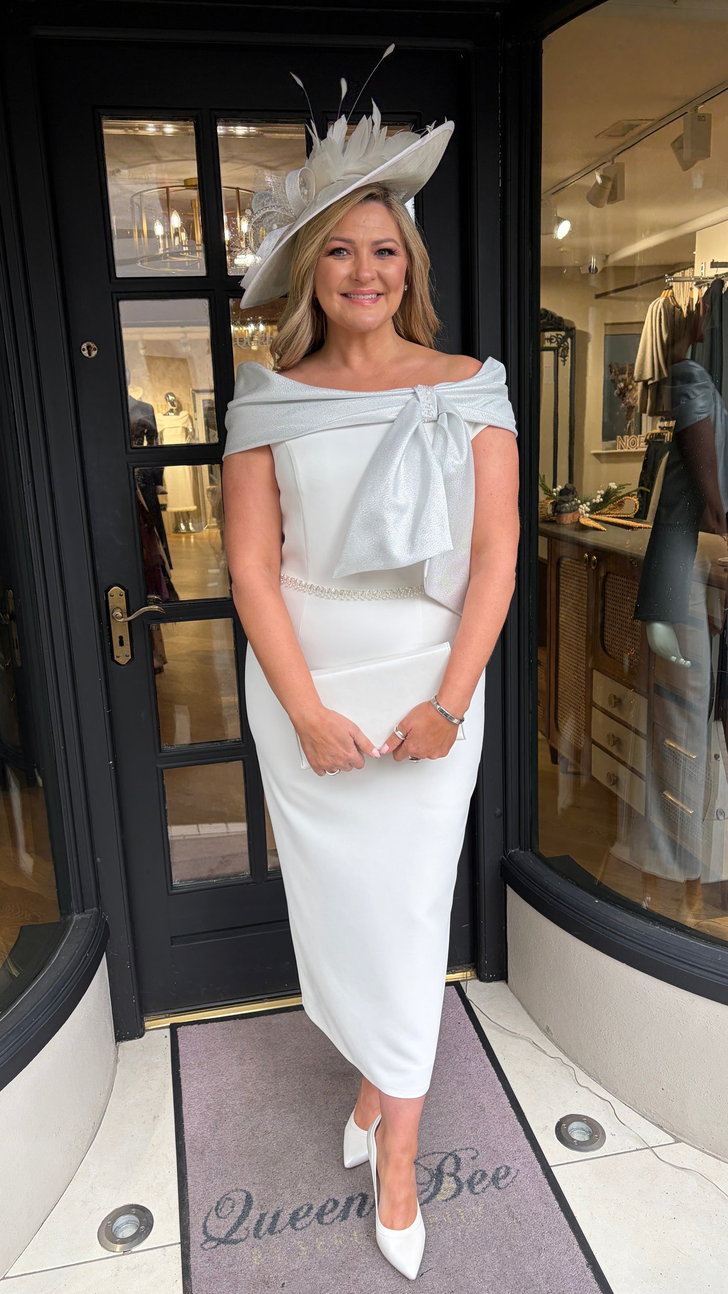 Anoola D445CRM Ivory Dress