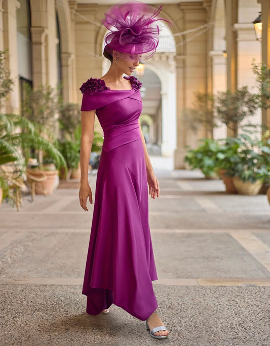 Couture Club 2G226 Eggplant Dress
