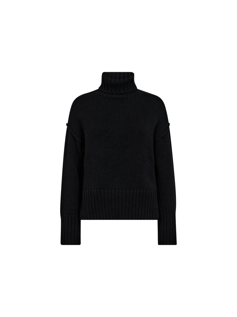 Mos Mosh Rola Black Rollneck Knit
