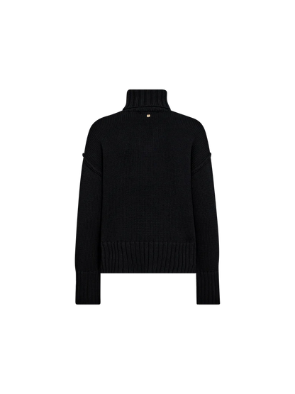 Mos Mosh Rola Black Rollneck Knit
