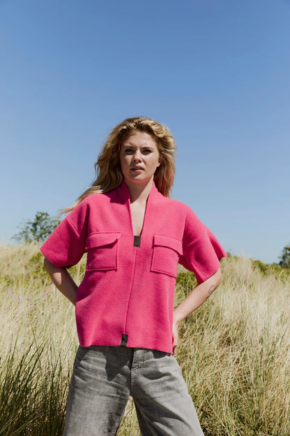 Henriette Steffensen 1374 Sunset Pink Blouse Top