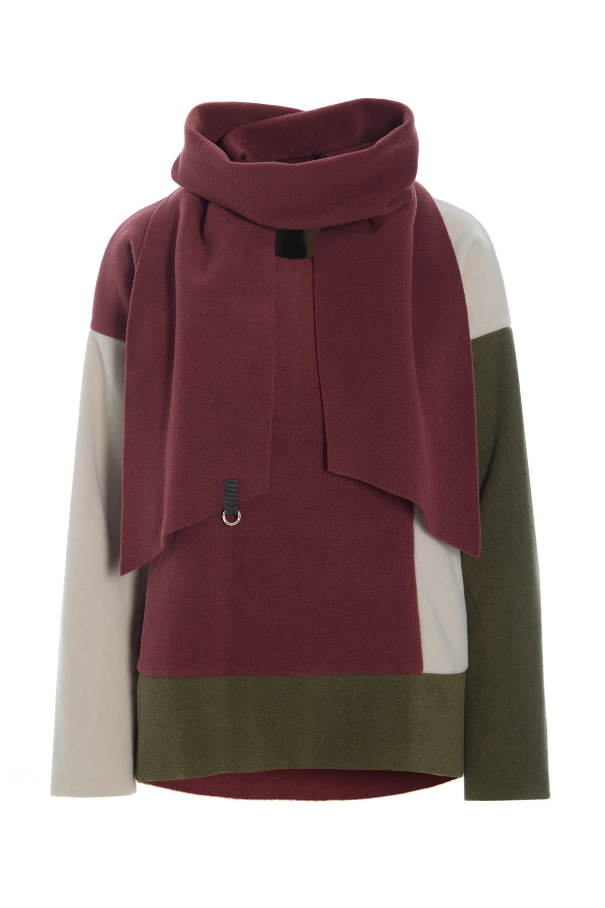 Henriette Steffensen 1412 Bordeaux/Kit/Moss Blouse